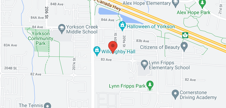 map of 403 20861 83 AVENUE